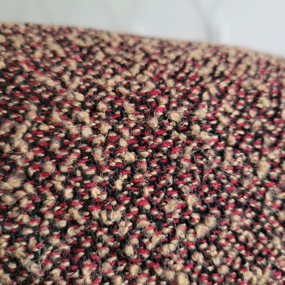 Vintage Blazer Suit Jacket By Jones Wear • Tan & Red • Size 14 - Picture 6 of 7